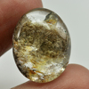 Unheated 27.32 Ct. Oval Cabochon Natural Gemstone White Brown Moss Quartz Unheated 27.32 Ct. Oval Cabochon Natural Gemstone White Brown Moss Quartz