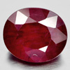 Red Ruby 1.08 Ct. Oval Shape 6.9 x 5.1 Mm. Natural Gemstone From Madagascar