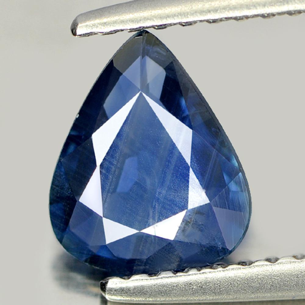 Blue Sapphire 1.03 Ct. Pear Shape Natural Gemstone From Thailand Heated Only