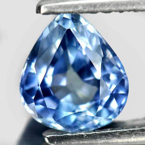 Blue Sapphire Certified 1.85 Ct VVS Pear 7.6 x 6.6 Mm Natural Gemstone Sri Lanka