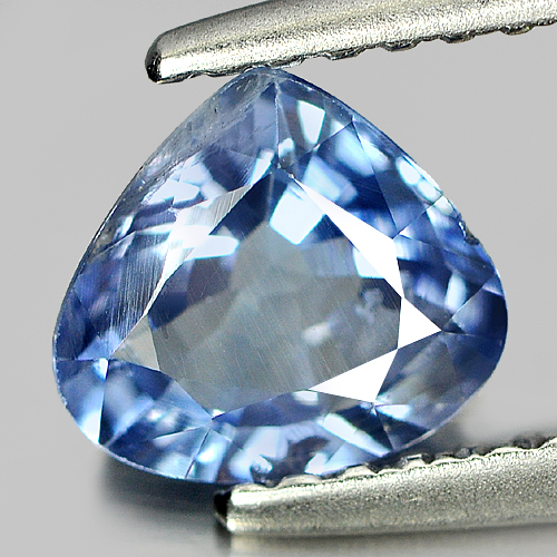 Certified 1.03 Ct. Pear Natural Blue Sapphire Ceylon