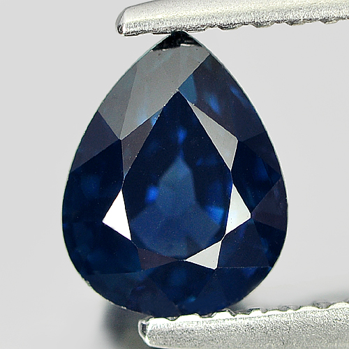Certified Blue Sapphire Pear Shape 1.42 Ct. Natural Gemstone Madagascar