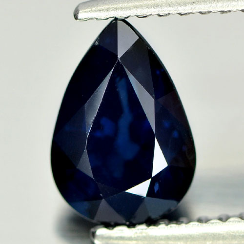 Certified Blue Sapphire 1.82 Ct. Pear Shape 8.73 x 6.01 Mm. Natural Gemstone