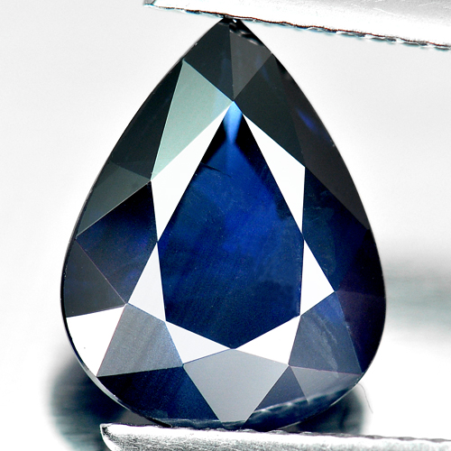 Certified 3.64 Ct. Pear Shape Natural Blue Sapphire Gemstone