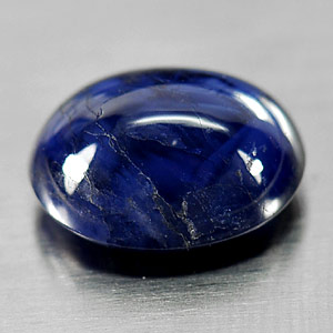 2.83 Ct. Oval Cabochon Natural Blue Sapphire