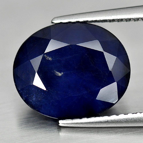 4.79 Ct. Good Color Gemstone Natural Deep Blue Sapphire Oval Shape