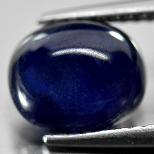 3.02 Ct. Beauty Color Natural Gemstone Blue Sapphire Oval Cabochon