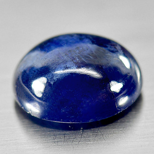 2.53 Ct. Natural Gem Blue Sapphire Oval Cabochon