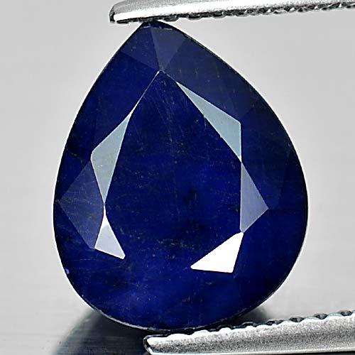 Calibrate Size 3.81 Ct. Pear Shape Natural Blue Sapphire Diffusion Gem