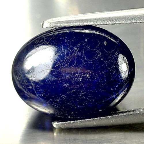 17.34 Ct. Oval Cabochon Natural Gemstone Blue Sapphire