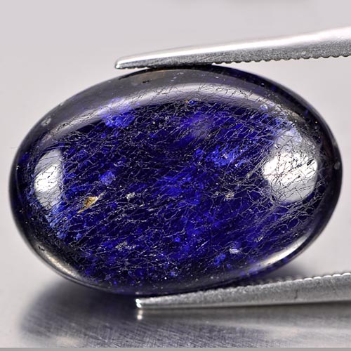 26.08 Ct. Natural Gemstone Blue Sapphire Oval Cabochon From Madagascar