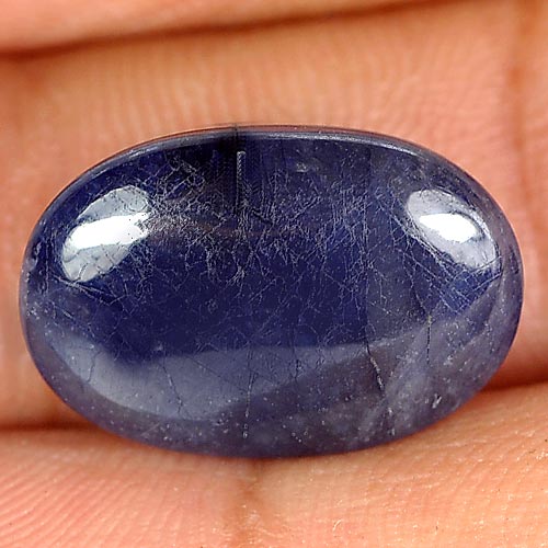 18.62 Ct. Charming Color Natural Gemstone Blue Sapphire Oval Cabochon