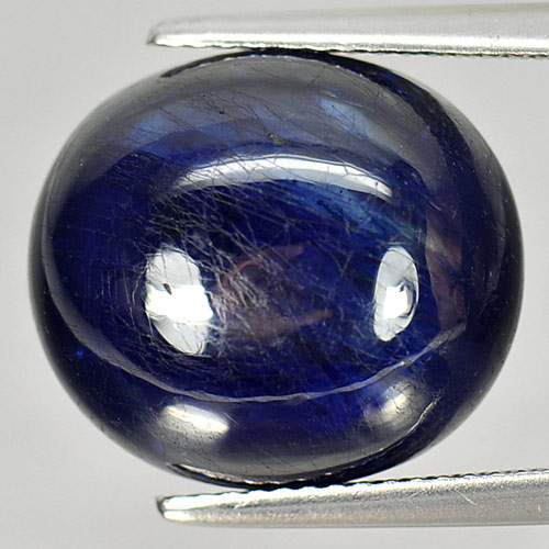 22.35 Ct. Charming Color Natural Gemstone Blue Sapphire Oval Cabochon