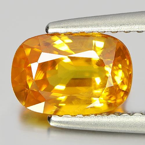 Yellow Sapphire 1.56 Ct. Oval Shape 8.1 x 5.6 Mm. Natural Gemstone From Thailand