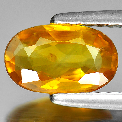 Yellow Sapphire 1.46 Ct. Oval Shape 9 x 5.5 Mm. Natural Gemstone From Thailand