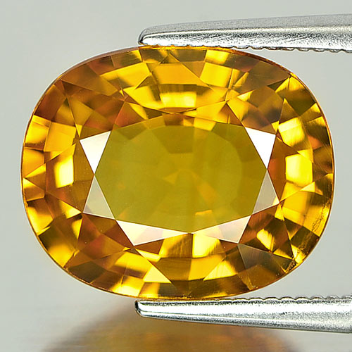 Certified Stunning Gemstone 6.00 Ct. Natural Yellow Sapphire Cushion Shape