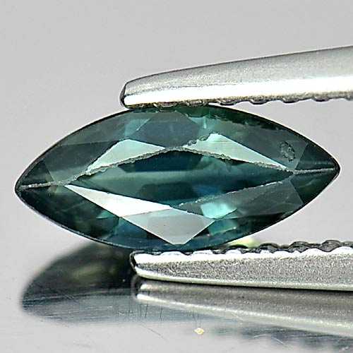 0.78 Ct. Attractive Natural Gem Greenish Blue Sapphire Marquise Shape