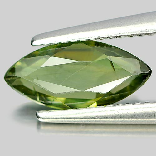 0.77 Ct. Good Color Marquise Natural Gem Green Sapphire Thailand