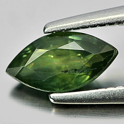 Nice Natural Gem 0.76 Ct. Marquise Shape Green Sapphire From Thailand