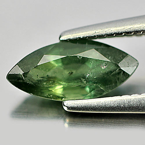 Natural Gem 0.75 Ct. Good Marquise Shape Green Sapphire From Thailand