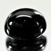 17.53 Ct. Natural Gemstone Black Sapphire Oval Cab From Madagascar