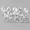 White Sapphire 1.01 Ct. 20 Pcs. Round Diamond Cut 2.1 Mm. Natural Gemstones