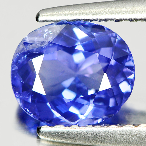 1.05 Ct. Clean Oval Shape Natural Gem Violet Blue Tanzanite From Tanzania