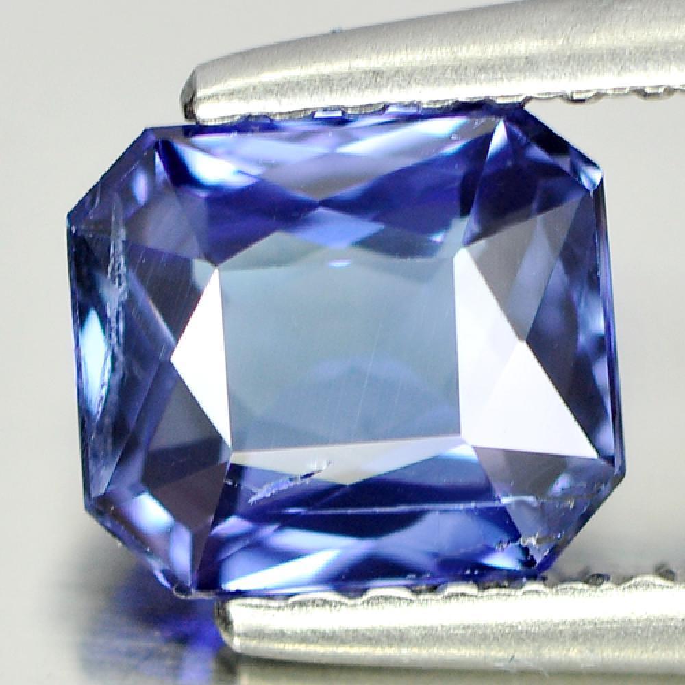 Violetish Blue Tanzanite 1.10 Ct. Octagon Shape Natural Gemstone From Tanzania