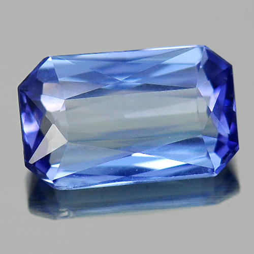 Certified Violetish Blue Tanzanite 1.02 Ct. Clean Octagon Shape Natural Gemstone