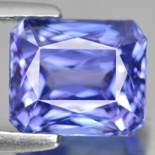 Certified Violetish Blue Tanzanite 2.92 Ct. VVS Octagon Shape Natural Gemstone