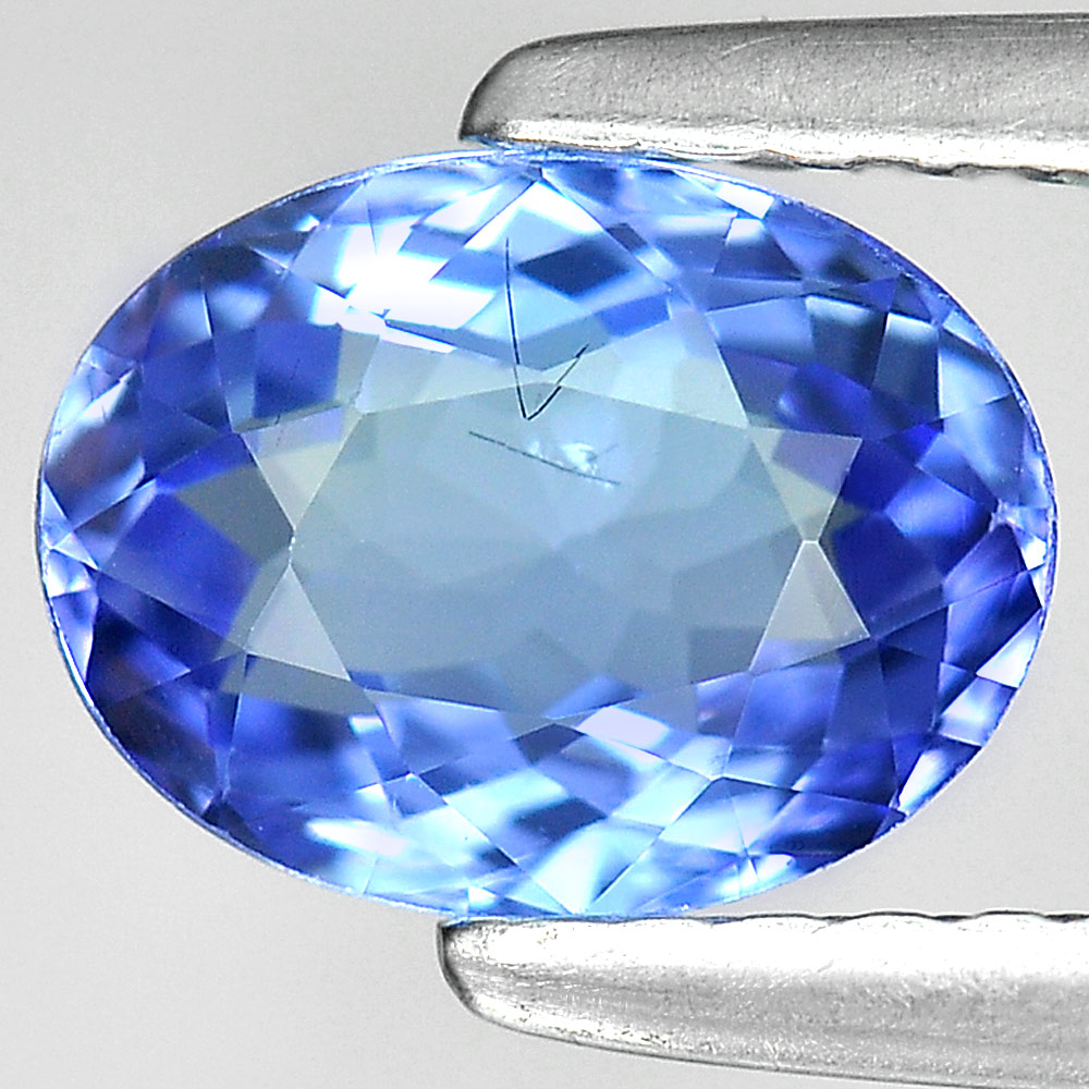 1.09 Ct. Oval Shape Natural Gemstone Good Color Violetish Blue Tanzanite