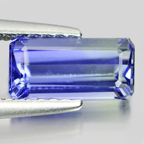 Tanzanite Violetish Blue 1.32 Ct VS Octagon Shape 8.5 x 4.4 Mm. Natural Gemstone