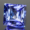 2.05 Ct. Clean Square Natural Violetish Blue Tanzanite