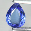 Violetish Blue Tanzanite 0.26 Ct. VVS Pear Shape 5 x 4 x 2 Mm. Natural Gemstone