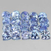 Violetish Blue Tanzanite Round 20 Pcs. 1.55 Ct. Natural Gemstones From Tanzania