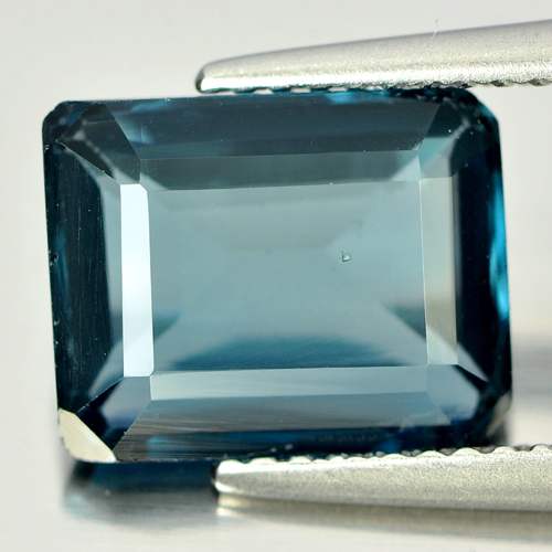 Natural Gemstone 4.41 Ct. Octagon Shape London Blue Topaz From Brazil
