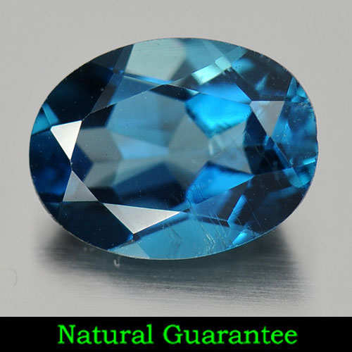 1.79 Ct. Natural Gemstone Oval Shape London Blue Topaz