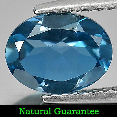1.81 Ct. Oval Natural Gemstone London Blue From Topaz