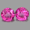 1.87 Ct. Matching Pair Round Shape Natural Gem Pink Topaz From Brazil 1.87 Ct. Matching Pair Round Shape Natural Gem Pink Topaz From Brazil