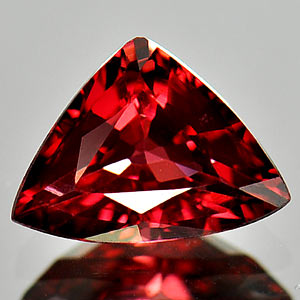 Unheated 1.33 Ct. Trilliant Natural Tourmaline Pinkish Red Gemstone
