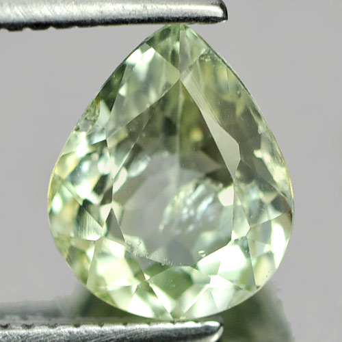 Unheated 1.21 Ct. Pear Shape Natural Green Tourmaline Gemstone