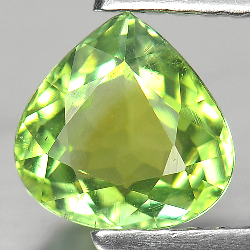 0.91 Ct. Pear Shape Natural Gemstone Green Tourmaline