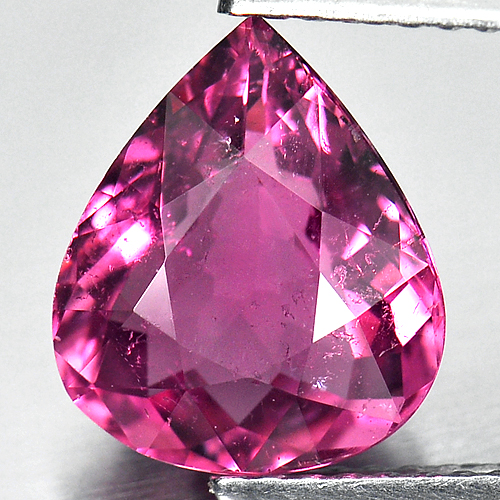 Pink Tourmaline 2.49 Ct. Pear 10.3 x 8.7 Mm. Natural Unheated Gemstone Nigeria