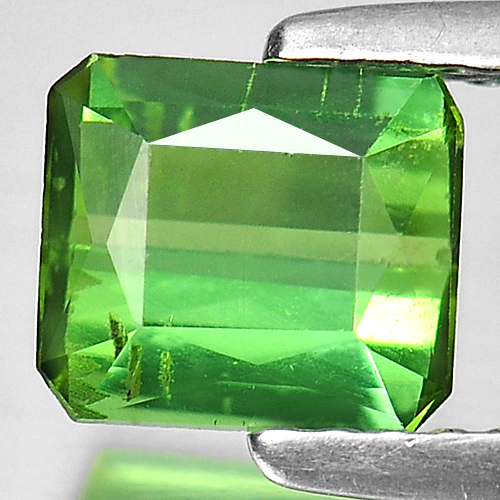 1.00 Ct. Octagon Shape Natural Green Tourmaline Gemstone From Nigeria