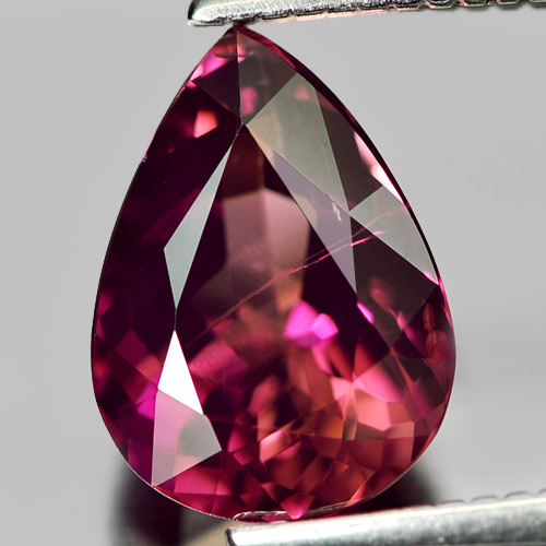 1.59 Ct. Pear Shape Natural Purplish Pink Tourmaline Gemstone