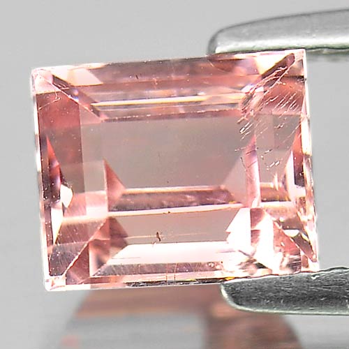 Pink Tourmaline 1.69 Ct. Baguette Shape 7.1 x 5.8 Mm. Natural Gemstone Unheated