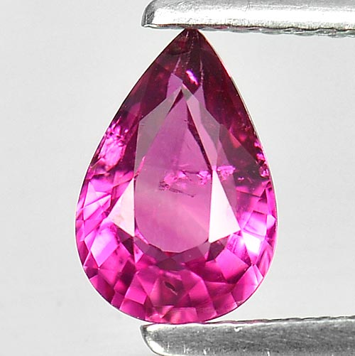 0.82 Ct. Natural Purplish Pink Tourmaline Gemstone Pear Shape