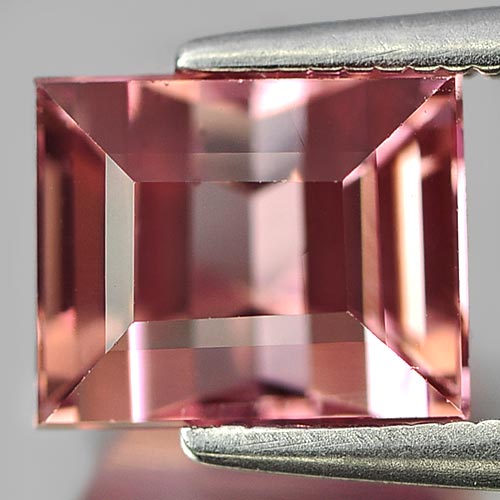 Pink Tourmaline 2.91 Ct. Baguette Shape 8 x 6.6 Mm. Natural Gemstone Unheated