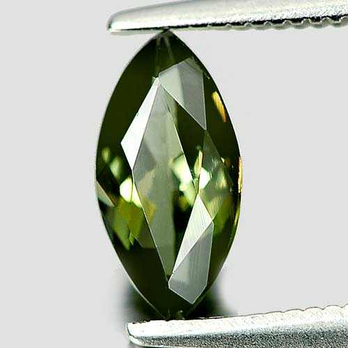 0.89 Ct. Good Marquise Natural Gem Green Tourmaline From Nigeria
