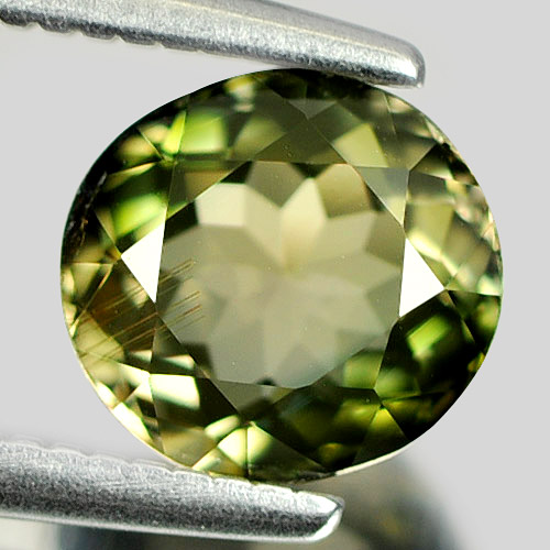 0.94 Ct. Alluring Oval Natural Gem Green Tourmaline Unheated
